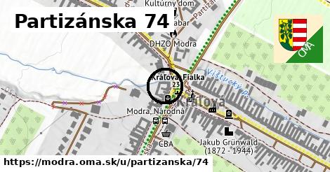 Partizánska 74, Modra