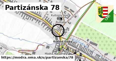 Partizánska 78, Modra