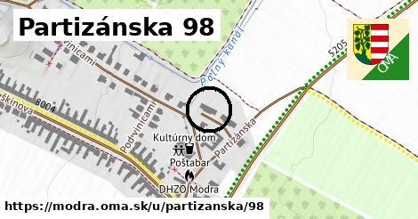 Partizánska 98, Modra