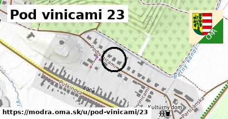 Pod vinicami 23, Modra