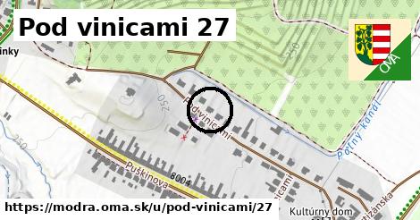 Pod vinicami 27, Modra