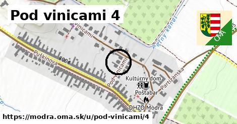 Pod vinicami 4, Modra