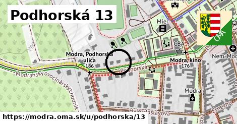 Podhorská 13, Modra