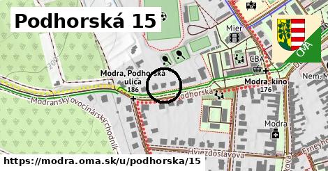 Podhorská 15, Modra