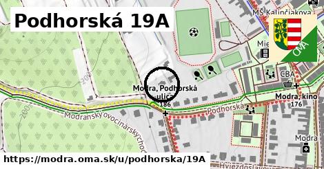 Podhorská 19A, Modra