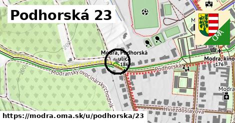 Podhorská 23, Modra