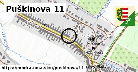 Puškinova 11, Modra