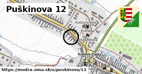 Puškinova 12, Modra