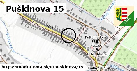 Puškinova 15, Modra