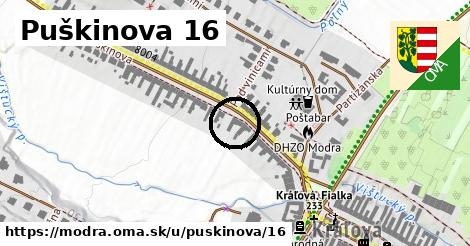 Puškinova 16, Modra