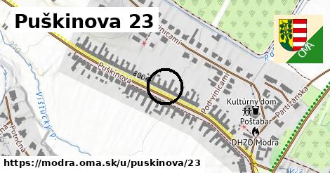 Puškinova 23, Modra