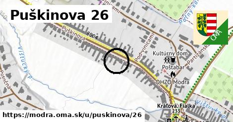 Puškinova 26, Modra