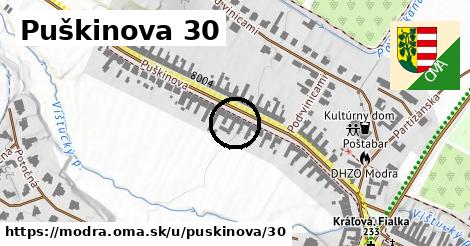 Puškinova 30, Modra