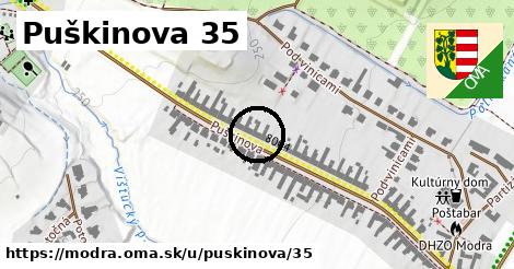 Puškinova 35, Modra