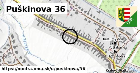 Puškinova 36, Modra