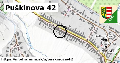 Puškinova 42, Modra