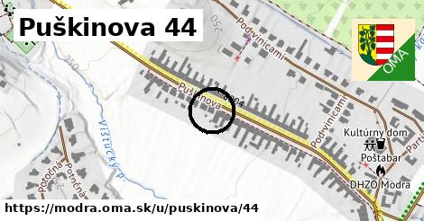 Puškinova 44, Modra