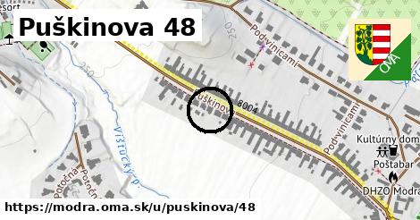 Puškinova 48, Modra