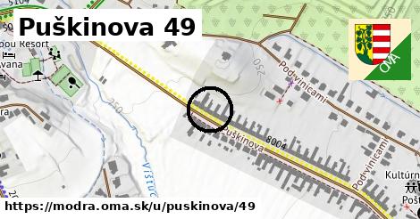 Puškinova 49, Modra