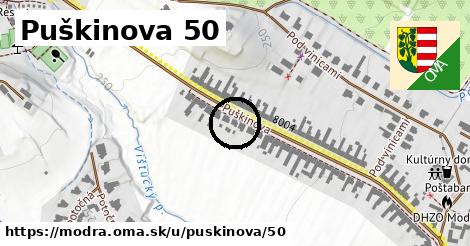 Puškinova 50, Modra