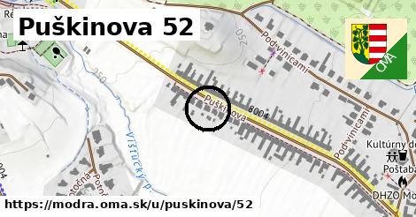 Puškinova 52, Modra