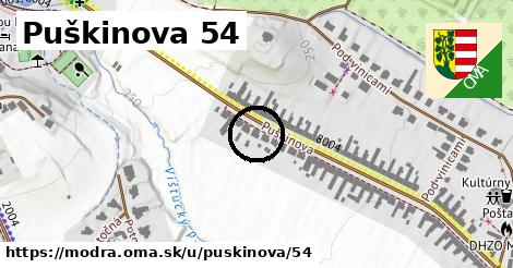 Puškinova 54, Modra