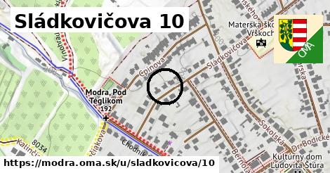 Sládkovičova 10, Modra