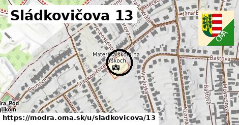 Sládkovičova 13, Modra