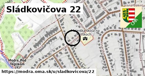 Sládkovičova 22, Modra