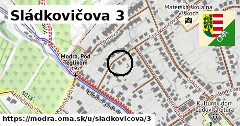 Sládkovičova 3, Modra