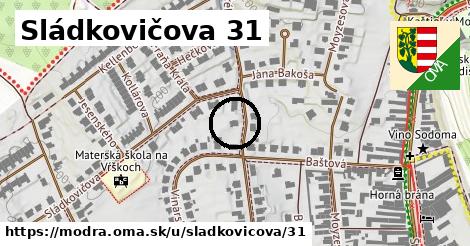 Sládkovičova 31, Modra