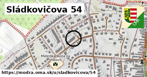 Sládkovičova 54, Modra