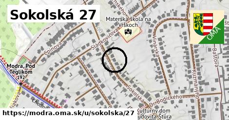 Sokolská 27, Modra