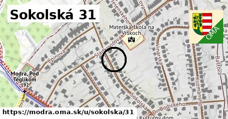 Sokolská 31, Modra