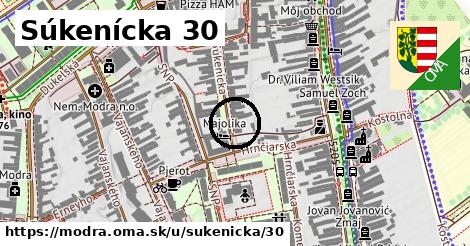 Súkenícka 30, Modra