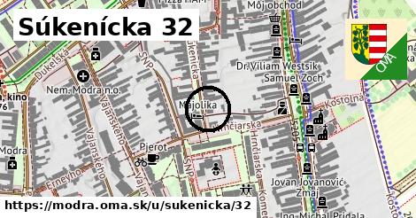 Súkenícka 32, Modra