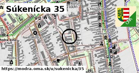 Súkenícka 35, Modra