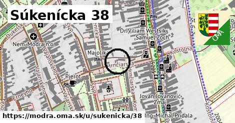 Súkenícka 38, Modra