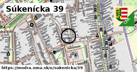 Súkenícka 39, Modra