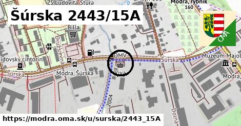 Šúrska 2443/15A, Modra