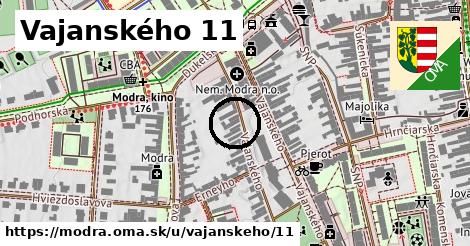 Vajanského 11, Modra