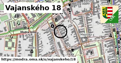 Vajanského 18, Modra