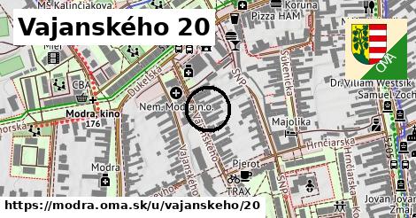 Vajanského 20, Modra