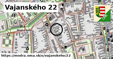 Vajanského 22, Modra