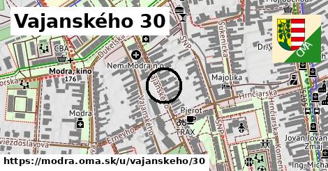 Vajanského 30, Modra