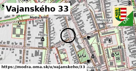 Vajanského 33, Modra