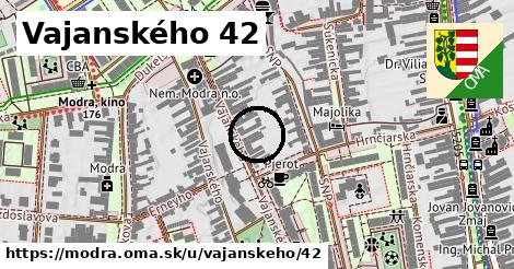 Vajanského 42, Modra