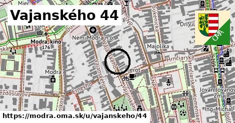 Vajanského 44, Modra