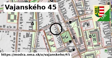 Vajanského 45, Modra