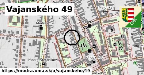 Vajanského 49, Modra